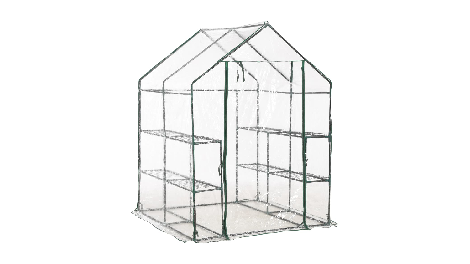 NNEVL Greenhouse w/ 8 Steel Shelves 143 x 143 x 195cm