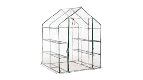 NNEVL Greenhouse w/ 8 Steel Shelves 143 x 143 x 195cm