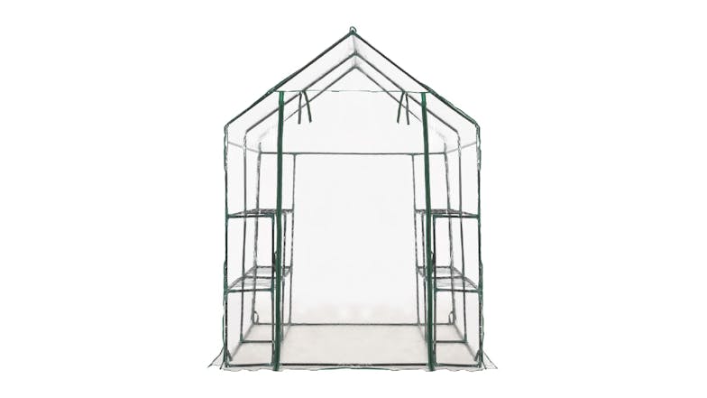 NNEVL Greenhouse w/ 8 Steel Shelves 143 x 143 x 195cm