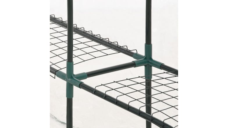 NNEVL Greenhouse w/ 8 Steel Shelves 143 x 143 x 195cm