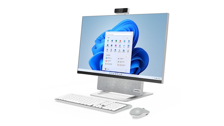 Lenovo Yoga 7 27" All-in-One Desktop - AMD Ryzen7 16GB-RAM 1TB-SSD - Cloud Grey (F0GS004SAU)