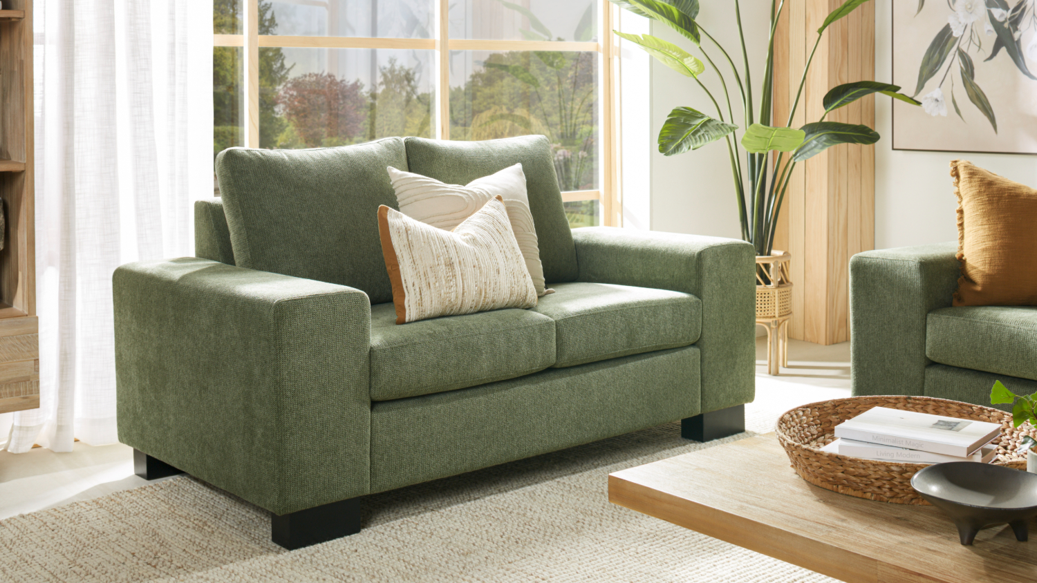 Lisbon 2 Seater Fabric Sofa