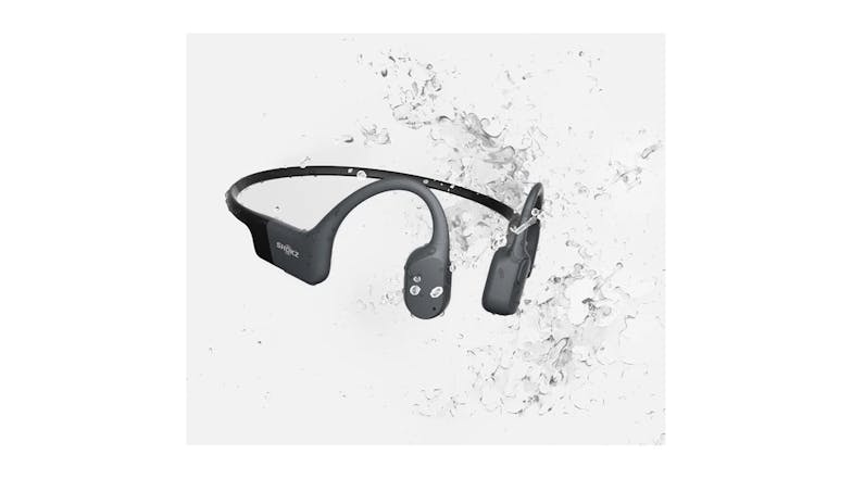 Shokz OpenRun Wireless Open-Ear Headphones - Black