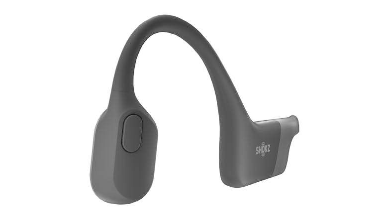 Shokz OpenRun Wireless Open-Ear Headphones - Grey