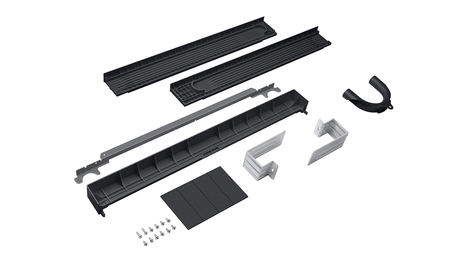 Samsung Stacking Kit for Front Loading Washing Machine & Dryer - Black (Bespoke/SKK-SRV/SA)