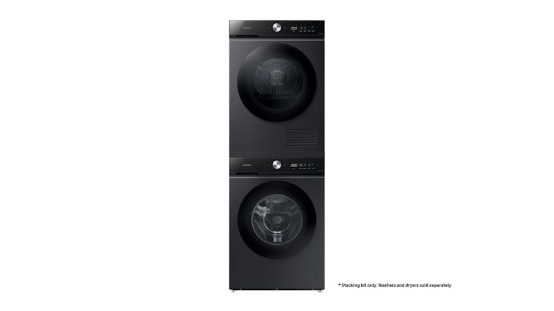 Samsung Bespoke Front Loading Washing Machine and Dryer Laundry Stacking Kit - Black (SKK-SRV/SA)