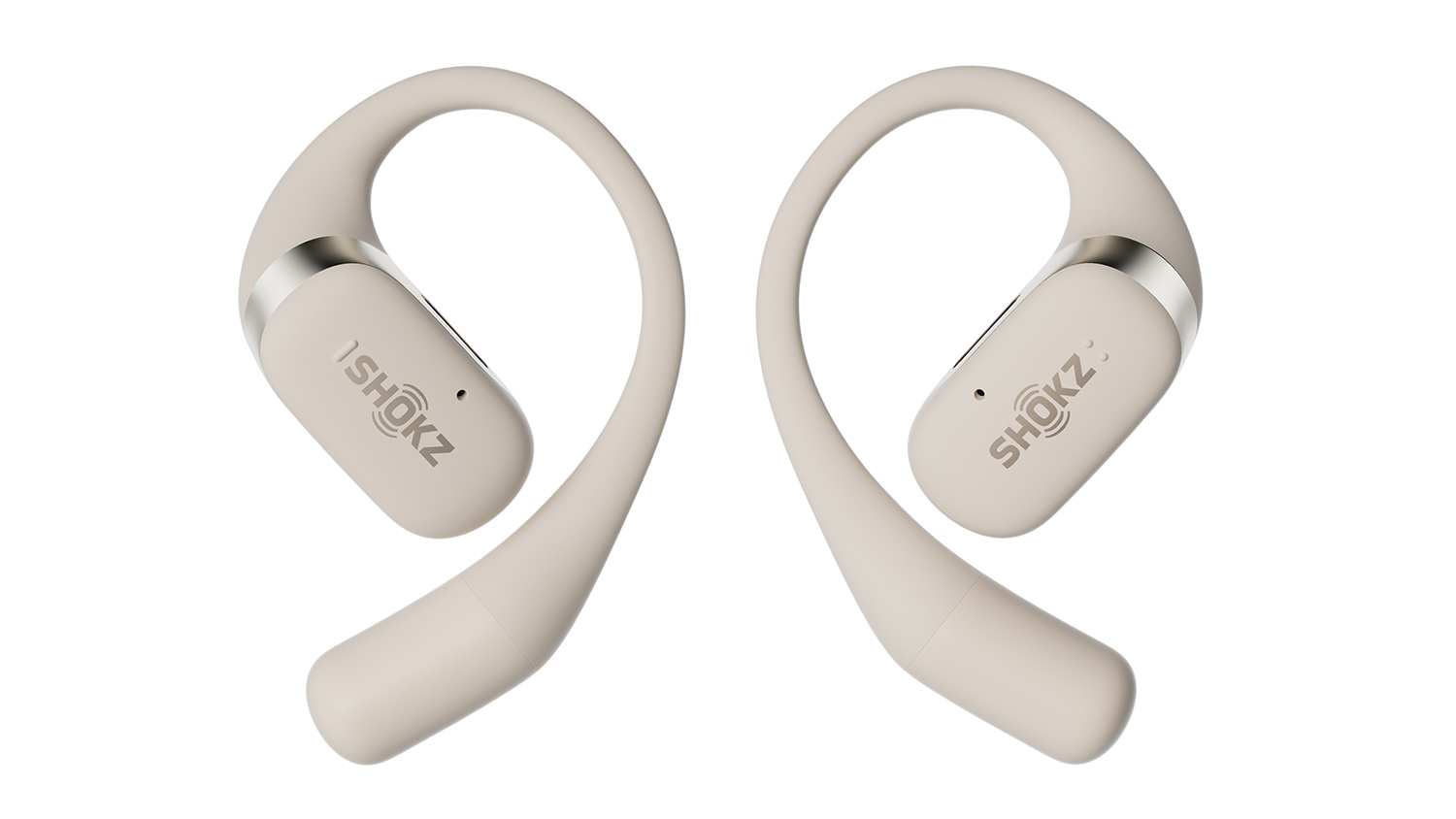 Shokz OpenFit True Wireless Open-Ear Headphones - Beige