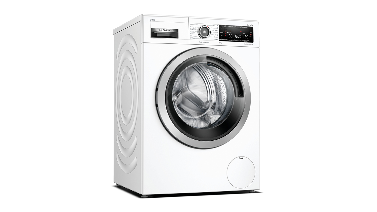 Bosch 10kg i DOS 14 Program Front Loading Washing Machine White