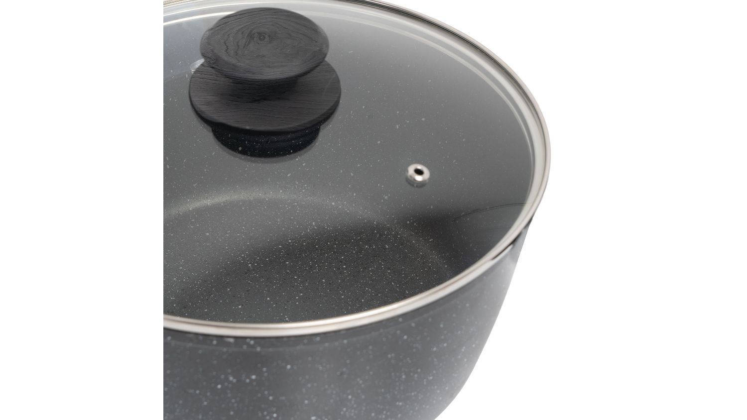 Stonechef Aluminium Nonstick Saucepan with Lid 20cm Stone