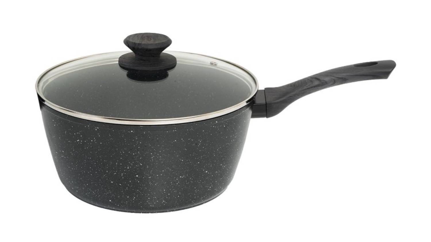 Stonechef Aluminium Nonstick Saucepan with Lid 20cm Stone