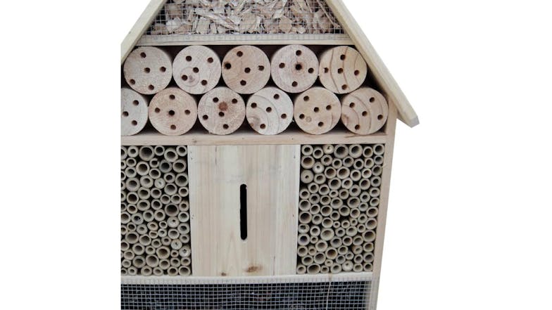 NNEVL Insect Hotel Solid Wood 45.5 x 15 x 99cm