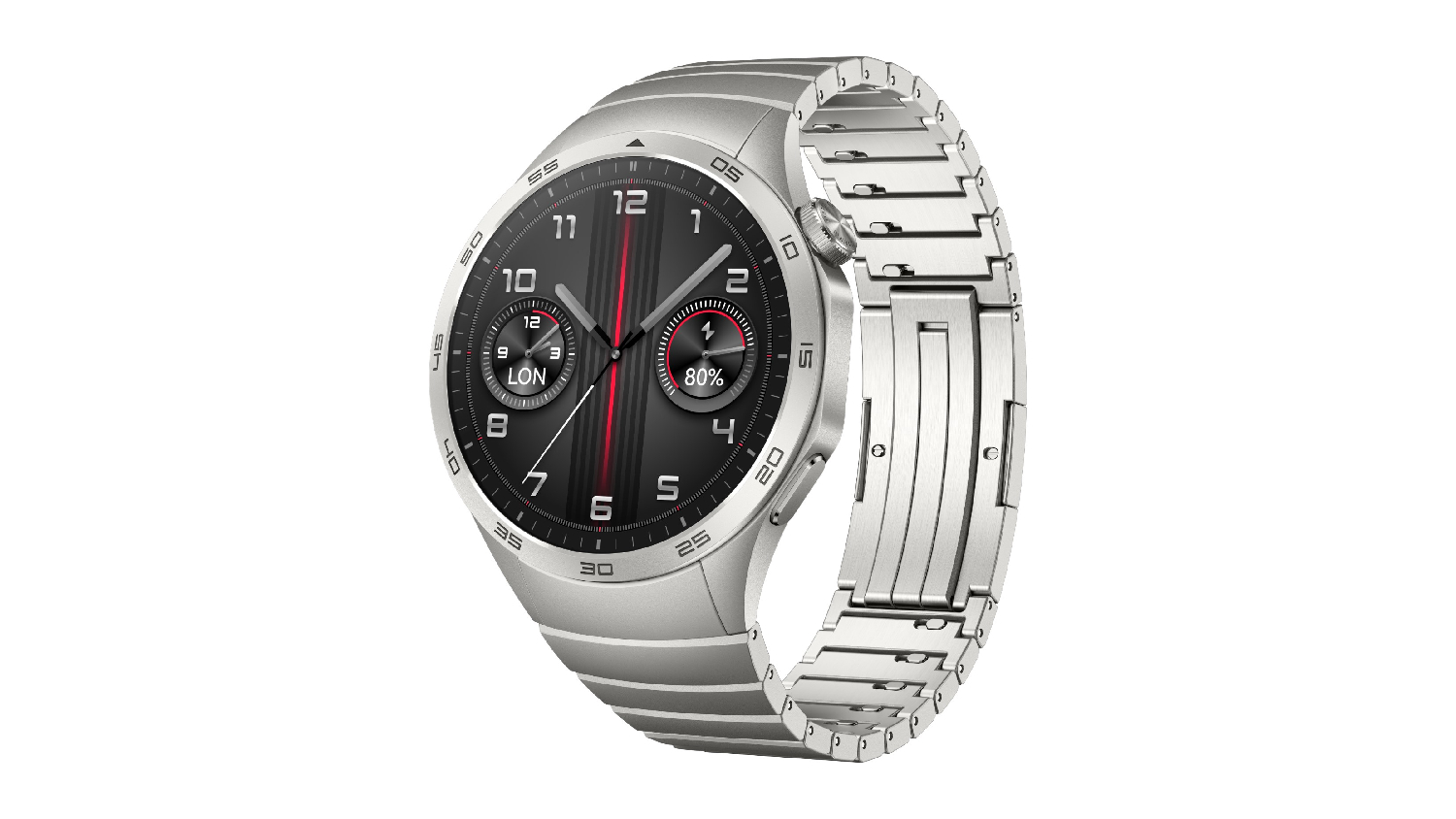 Huawei GT 4 Smartwatch Stainless Steel Case with Stainless Steel Band