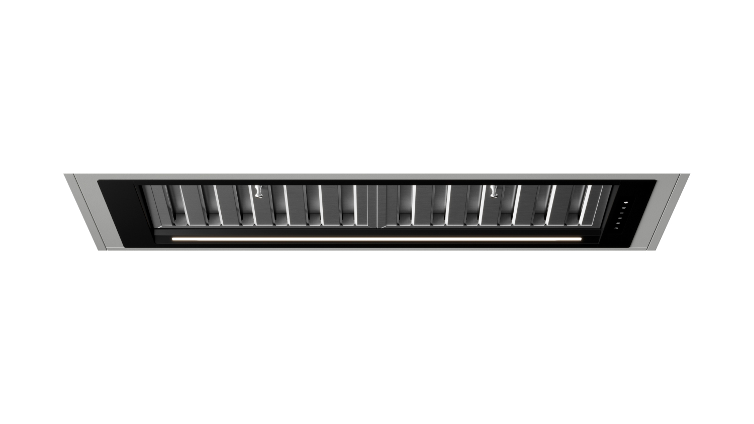 Belling 90cm Undermount Integrated Rangehood Silver (BU90B) Harvey