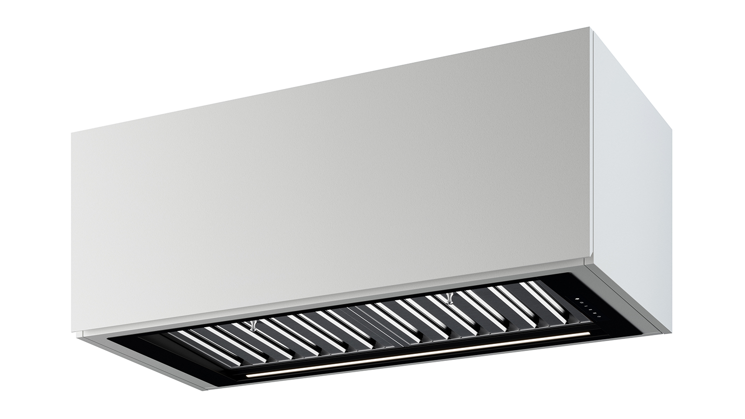 Belling 90cm Undermount Integrated Rangehood Silver (BU90DB) Harvey