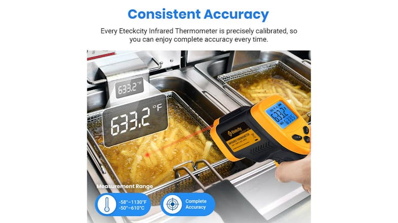 Etekcity 1080 Lasergrip Handheld Infrared Thermometer 2pcs.