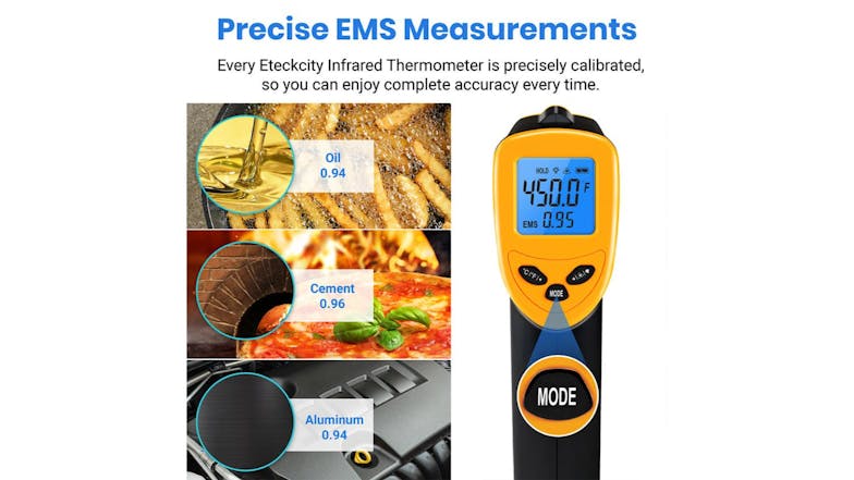 Etekcity 1080 Lasergrip Handheld Infrared Thermometer 2pcs.