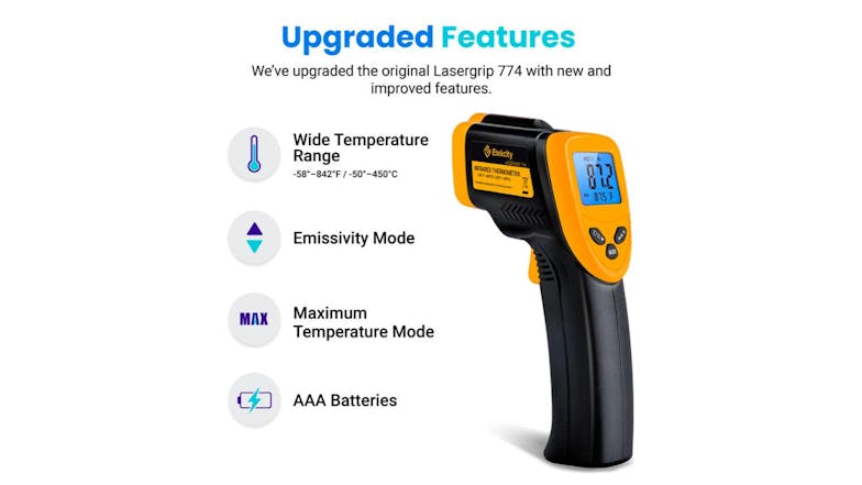 Etekcity 774 Lasergrip Handheld Infrared Thermometer 2pcs.