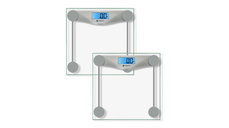 Etekcity Digital Bathroom Scales 2pcs. - Clear/Silver