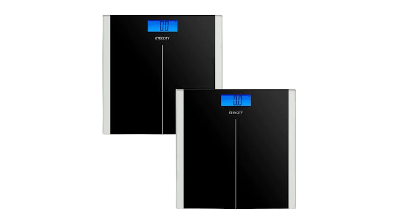 Etekcity Smart Bathroom Scale w/ App Connectivity 2pcs. - Black