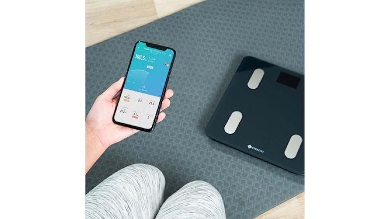 Etekcity Smart Fitness Scale w/ App Connectivity, Wi-Fi Connectivity - Black