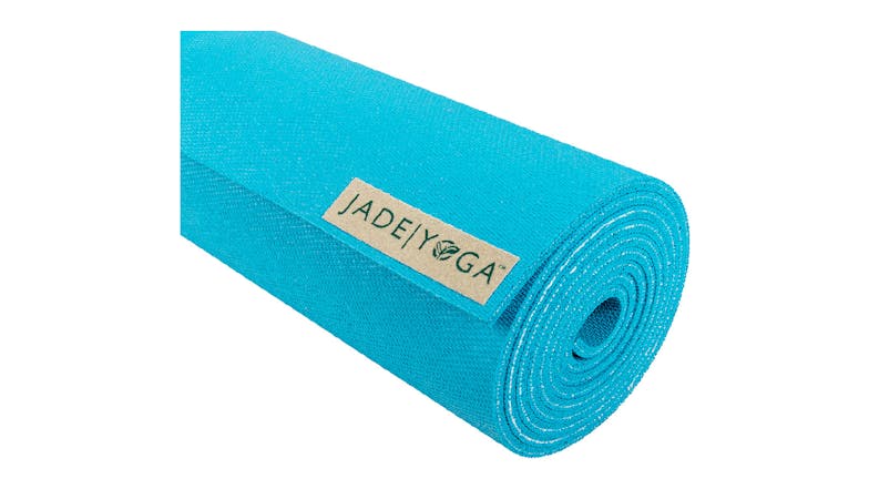 JadeYoga Harmony Yoga Mat 173cm - Sky Blue