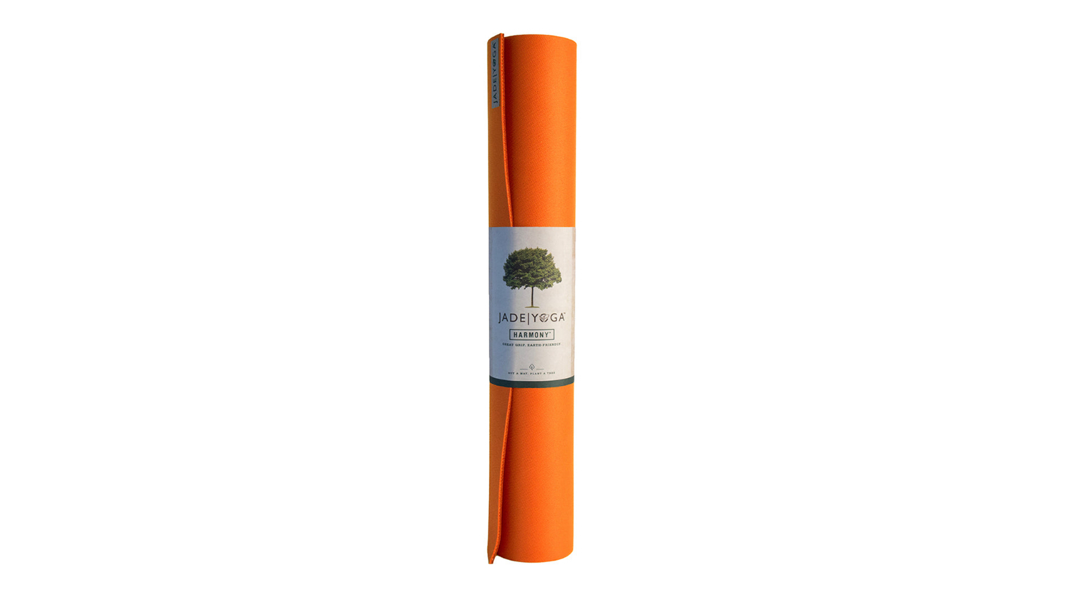 JadeYoga Harmony Yoga Mat 173cm - Tibetan Orange