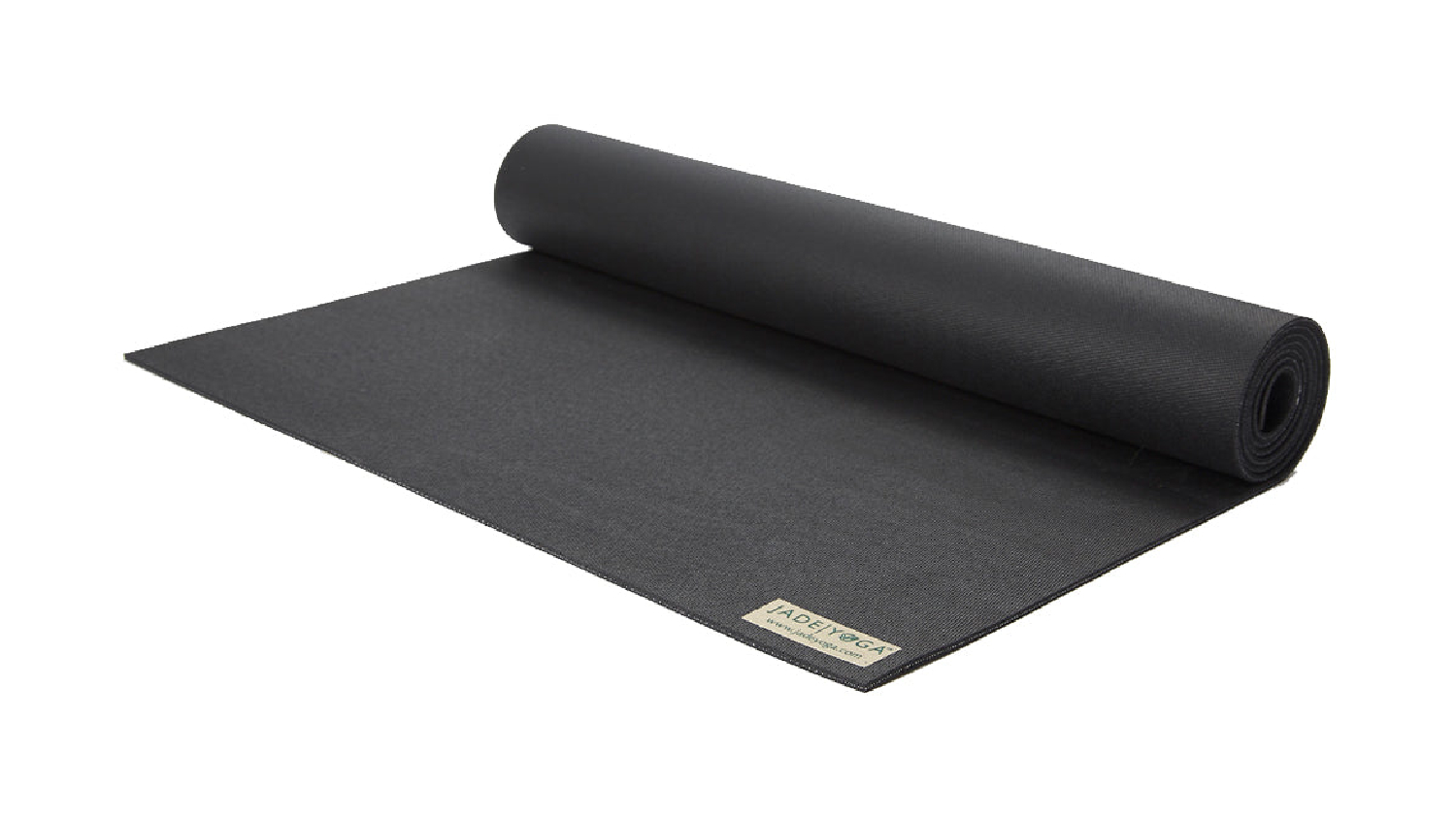 JadeYoga Harmony XW Yoga Mat 188cm - Black