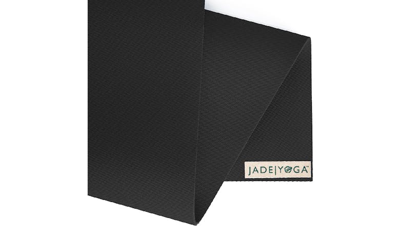 JadeYoga Harmony XW Yoga Mat 203cm - Black