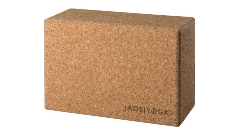 JadeYoga Cork Yoga Blocks - Large