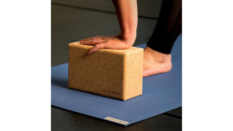 JadeYoga Cork Yoga Blocks - Large