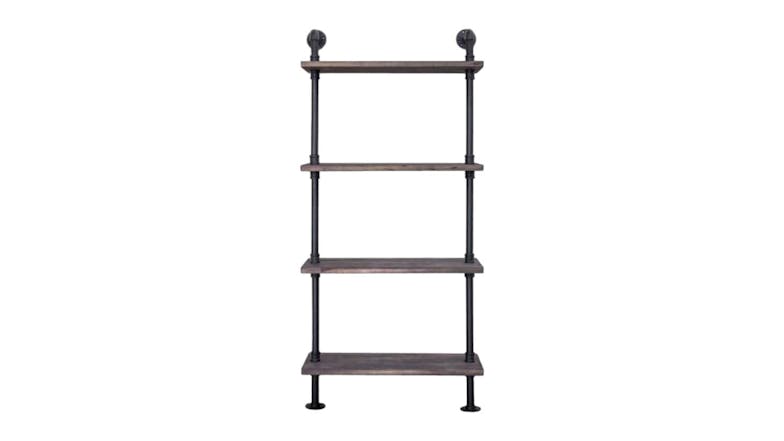 TSB Living 4 Tier Industrial Pipe Shelf