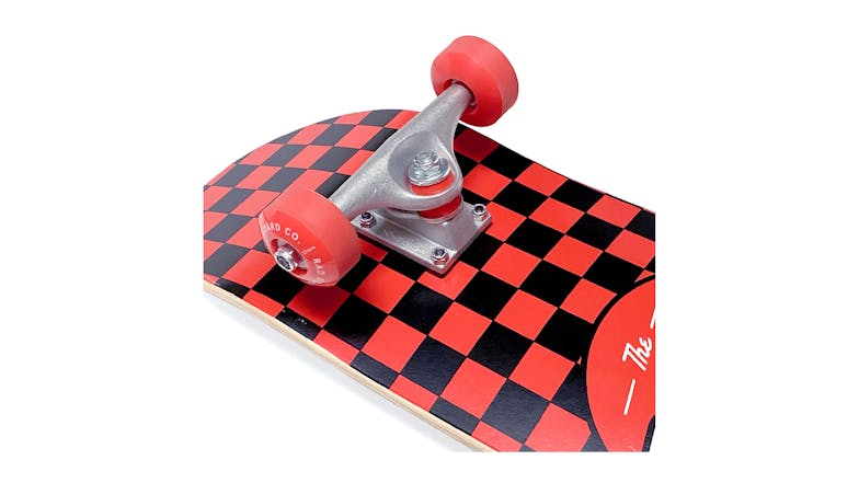 RAD Board Co. Dude Crew Complete Skateboard 17 x 78cm - Red Checkers
