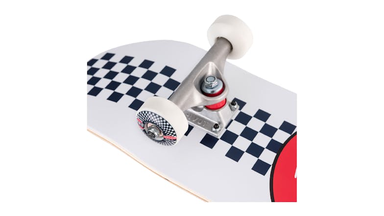 RAD Board Co. Dude Crew Complete Skateboard 19 x 78cm - Checker Stripe