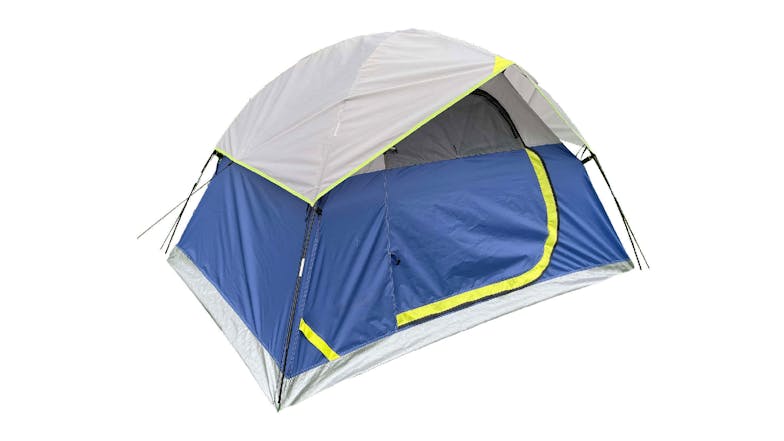 Havana Outdoors Camping Tent 1.5 x 2m - Blue/Grey