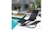 Arcadia Furniture Zero-Gravity Rocking Lounge Chair - Black