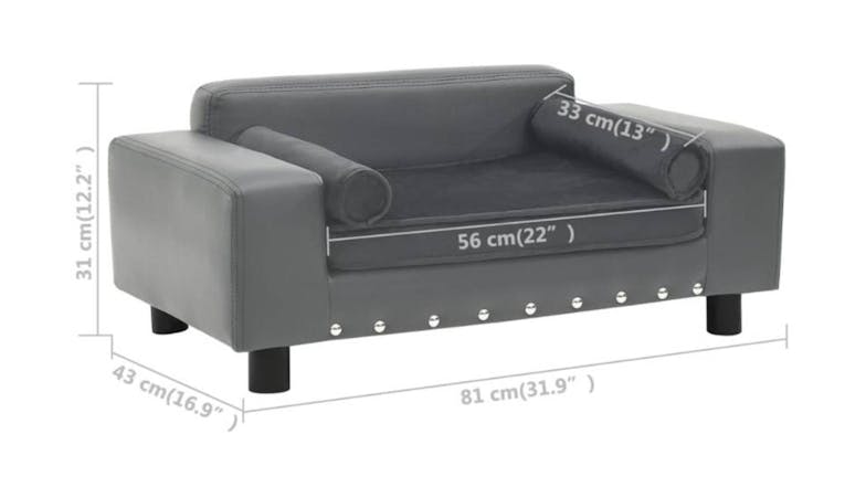 NNEVL Dog Sofa 81 x 43 x 31cm - Grey