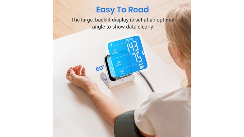 Etekcity Smart Bathroom Scale w/ App Connectivity & Blood Pressure Monitor Bundle - Black