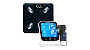 Etekcity Smart Fitness Scale w/ App Connectivity & Blood Pressure Monitor Bundle - Black