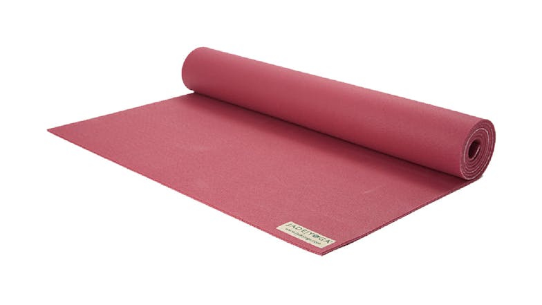 JadeYoga Harmony Yoga Mat 173cm - Raspberry