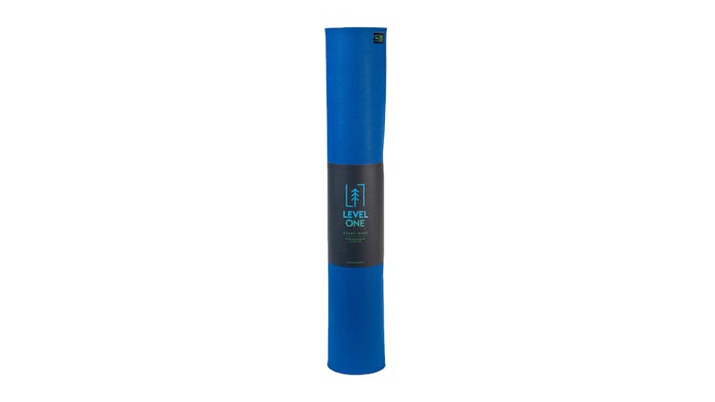 JadeYoga Level One Beginner Yoga Mat 173cm - Classic Blue