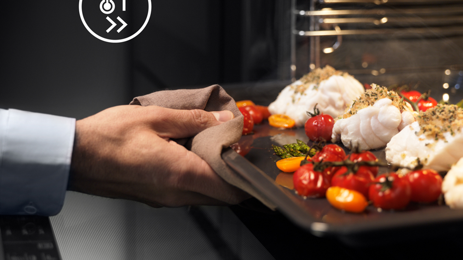 AEG 43L 23 Function BuiltIn Microwave Oven Matte Black (KMK96708PT