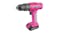 Extol Cordless Impact Drill & Tool Set 14pcs. - Pink