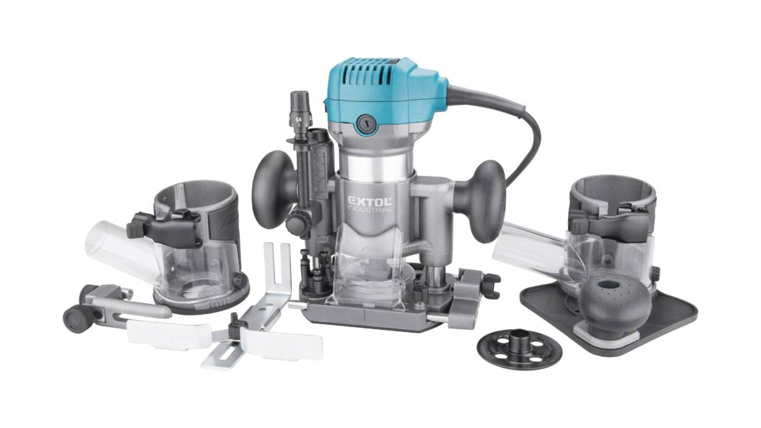 Extol Industrial Multifunction Wood Router 710W