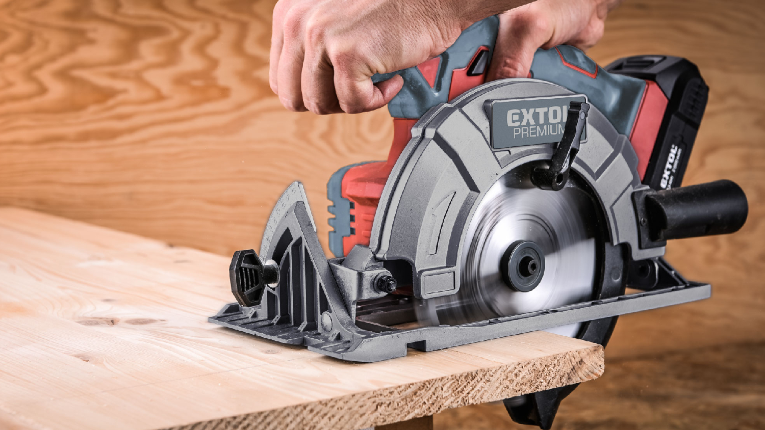 Extol SHAREV20 Cordless Circular Saw 165mm