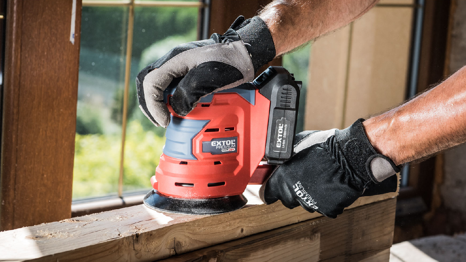 Extol SHAREV20 Cordless Finishing Sander