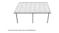 TSB Living Aluminium Patio Canopy 5.6 x 3 x 2m - Grey