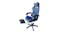 TSB Living Chano Gaming Chair PU Leather - Blue