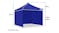 GazePro Silver Lined Pop-Up Gazebo 3 x 3m with Full Wall Kit - Blue