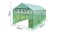 TSB Living Walk-In PE Greenhouse 1.9 x 3.6 x 1.8m - Green