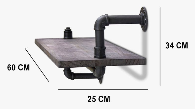 TSB Living Industrial Pipe Shelf